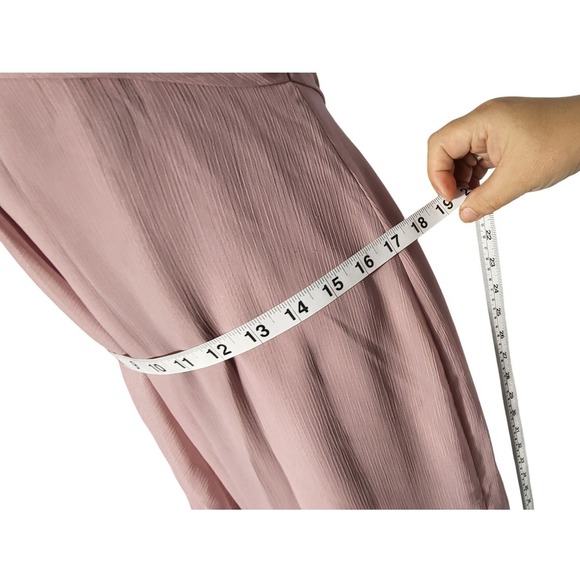 David's Bridal One Shoulder Chiffon Formal Dress with Cascading detail Size 2 - Picture 12 of 12